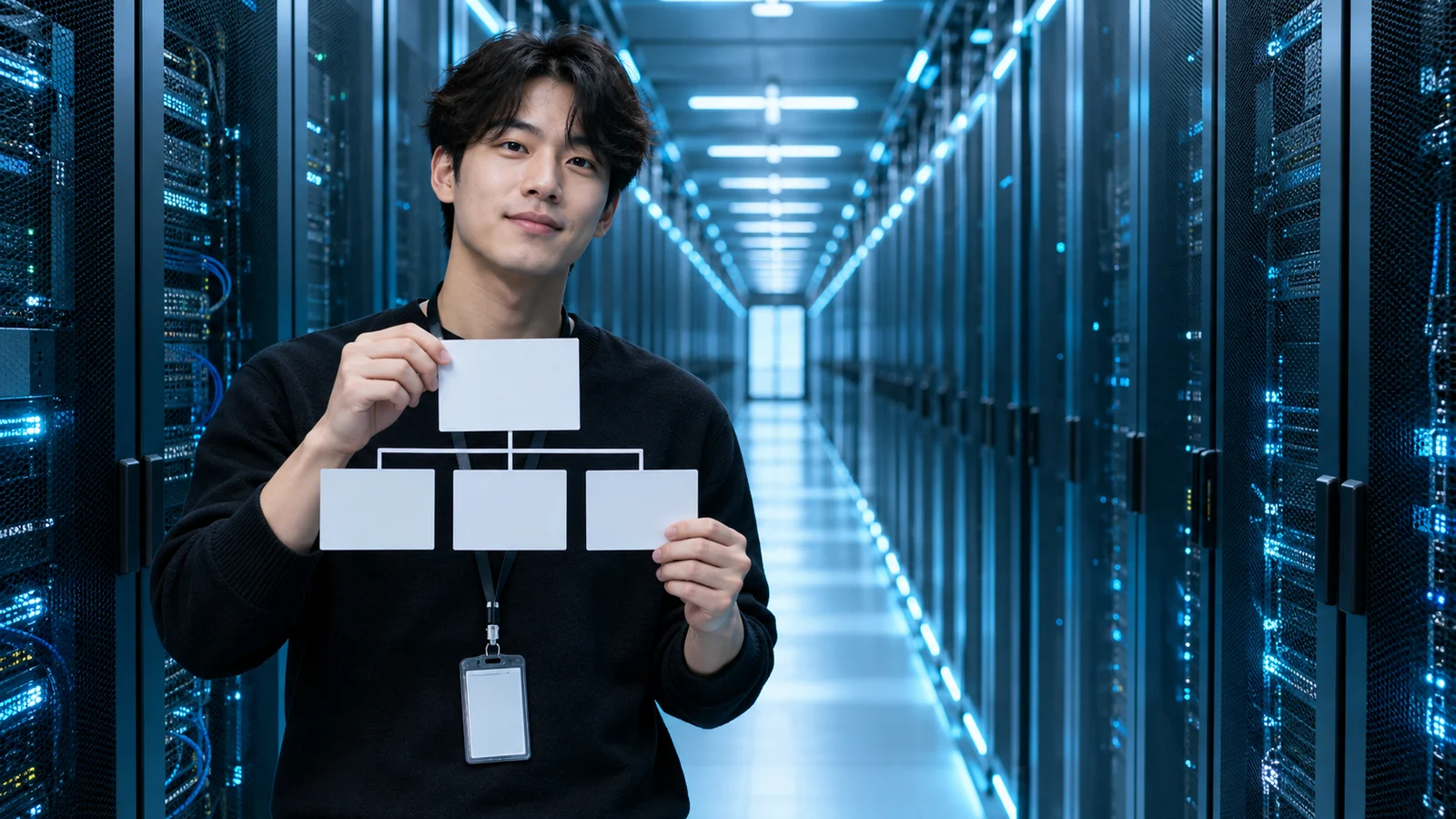 다국어 검색 구조의 첫 번째 세부 기준을 현장에서 확인하는 모습